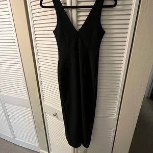 Abercrombie & Fitch xs all black evening dress